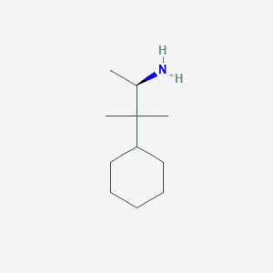 (2R)-3-Cyclohexyl-3-methylbutan-2-amine