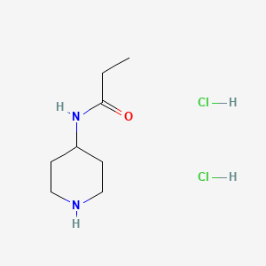 N-(piperidin-4-yl)propanamide dihydrochloride