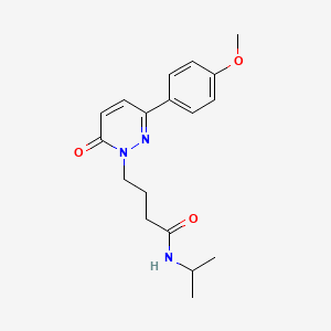 N-isopropyl-4-(3-(4-methoxyphenyl)-6-oxopyridazin-1(6H)-yl)butanamide