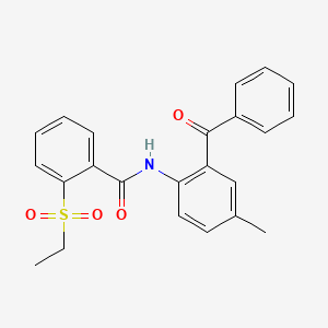 N-(2-benzoyl-4-methylphenyl)-2-ethylsulfonylbenzamide