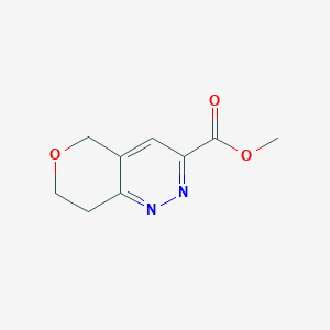 molecular formula C9H10N2O3 B2364210 Methyl 7,8-dihydro-5H-pyrano[4,3-c]pyridazine-3-carboxylate CAS No. 2377035-70-4