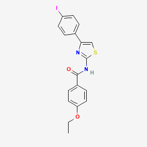 4-ethoxy-N-[4-(4-iodophenyl)-1,3-thiazol-2-yl]benzamide