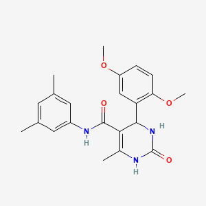 4-(2,5-dimethoxyphenyl)-N-(3,5-dimethylphenyl)-6-methyl-2-oxo-1,2,3,4-tetrahydropyrimidine-5-carboxamide