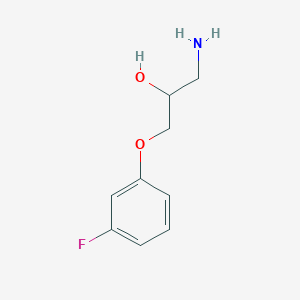 molecular formula C9H12FNO2 B2364290 1-Amino-3-(3-fluorophenoxy)propan-2-ol CAS No. 4764-34-5