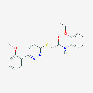 B2364319 N-(2-ethoxyphenyl)-2-[6-(2-methoxyphenyl)pyridazin-3-yl]sulfanylacetamide CAS No. 893978-84-2