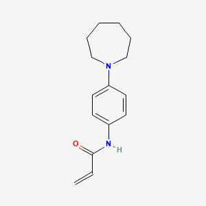 molecular formula C15H20N2O B2364337 N-[4-(azepan-1-yl)phenyl]prop-2-enamide CAS No. 1156158-21-2