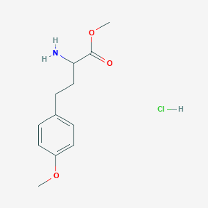 Methyl 2-amino-4-(4-methoxyphenyl)butanoate;hydrochloride