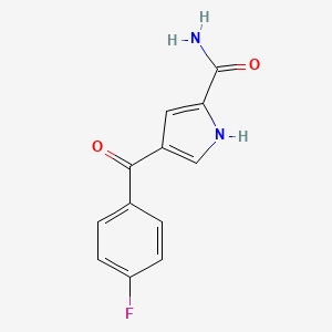 4-(4-fluorobenzoyl)-1H-pyrrole-2-carboxamide