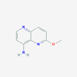 molecular formula C9H9N3O B2364427 6-Methoxy-1,5-naphthyridin-4-amine CAS No. 249889-69-8
