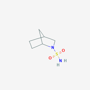molecular formula C6H12N2O2S B2364466 2-Azabicyclo[2.2.1]heptane-2-sulfonamide CAS No. 1248709-89-8