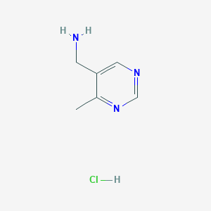 (4-Methylpyrimidin-5-yl)methanamine hydrochloride