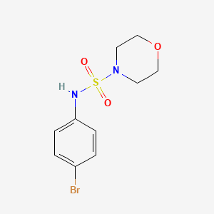molecular formula C10H13BrN2O3S B2364506 N-(4-bromophenyl)morpholine-4-sulfonamide CAS No. 838401-60-8