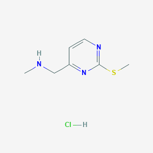 N-Methyl-1-(2-(methylthio)pyrimidin-4-yl)methanamine hydrochloride