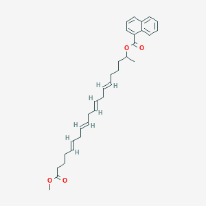 19-Naphthoyl-5,8,11,14-eicosatetraenoic acid methyl ester