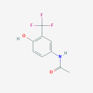molecular formula C9H8F3NO2 B2364516 N-[4-hydroxy-3-(trifluoromethyl)phenyl]acetamide CAS No. 2093697-89-1