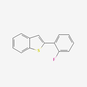 molecular formula C14H9FS B2364534 2-(2-Fluorophenyl)-1-benzothiophene CAS No. 936734-95-1