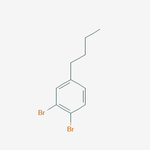 molecular formula C10H12Br2 B2364535 1,2-Dibromo-4-butylbenzene CAS No. 1160574-94-6