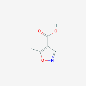 molecular formula C5H5NO3 B023646 5-Methylisoxazole-4-carboxylic acid CAS No. 42831-50-5