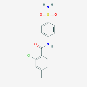 N-[4-(aminosulfonyl)phenyl]-2-chloro-4-methylbenzamide