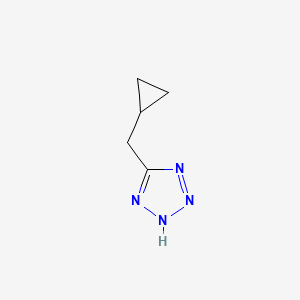 molecular formula C5H8N4 B2364674 5-(cyclopropylmethyl)-1H-1,2,3,4-tetrazole CAS No. 1154383-91-1