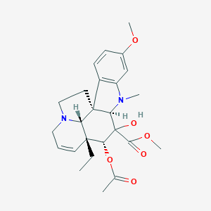 molecular formula C25H32N2O6 B023647 Vindoline CAS No. 2182-14-1