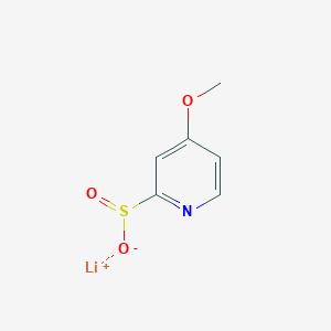molecular formula C6H6LiNO3S B2364731 lithium(1+)4-methoxypyridine-2-sulfinate CAS No. 2247106-32-5