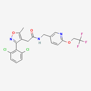 molecular formula C20H16Cl2F3N3O3 B2364852 Nav1.7 blocker 24 
