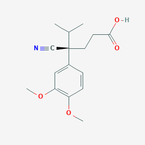 molecular formula C16H21NO4 B023649 (R)-(+)-Verapamilic Acid CAS No. 38175-99-4