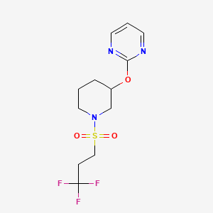2-((1-((3,3,3-Trifluoropropyl)sulfonyl)piperidin-3-yl)oxy)pyrimidine