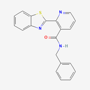 2-(1,3-benzothiazol-2-yl)-N-benzylpyridine-3-carboxamide