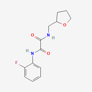 N'-(2-fluorophenyl)-N-(oxolan-2-ylmethyl)oxamide