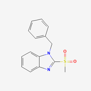 molecular formula C15H14N2O2S B2365093 1-benzyl-2-methanesulfonyl-1H-1,3-benzodiazole CAS No. 100969-46-8