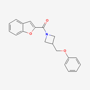 Benzofuran-2-yl(3-(phenoxymethyl)azetidin-1-yl)methanone