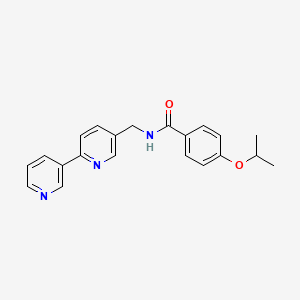 N-([2,3'-bipyridin]-5-ylmethyl)-4-isopropoxybenzamide