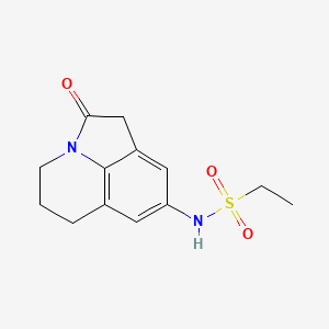 N-(2-oxo-2,4,5,6-tetrahydro-1H-pyrrolo[3,2,1-ij]quinolin-8-yl)ethanesulfonamide