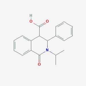 2-Isopropyl-1-oxo-3-phenyl-1,2,3,4-tetrahydroisoquinoline-4-carboxylic acid