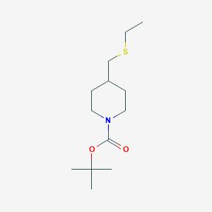 Tert-butyl 4-(ethylsulfanylmethyl)piperidine-1-carboxylate