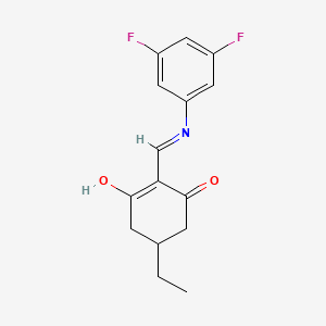 2-(((3,5-Difluorophenyl)amino)methylene)-5-ethylcyclohexane-1,3-dione
