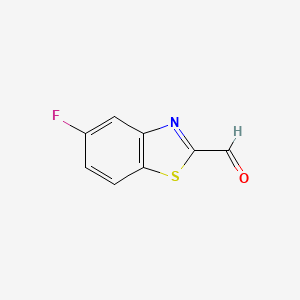 molecular formula C8H4FNOS B2365142 5-Fluoro-1,3-benzothiazole-2-carbaldehyde CAS No. 139425-46-0