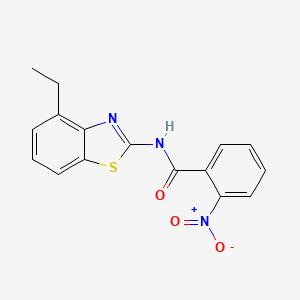 N-(4-ethyl-1,3-benzothiazol-2-yl)-2-nitrobenzamide