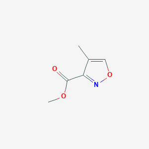 molecular formula C6H7NO3 B2365146 methyl 4-methyl-1,2-oxazole-3-carboxylate CAS No. 2089301-49-3