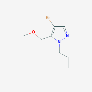 4-bromo-5-(methoxymethyl)-1-propyl-1H-pyrazole