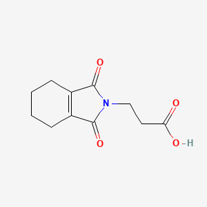 3-(1,3-Dioxo-4,5,6,7-tetrahydroisoindol-2-yl)propanoic acid