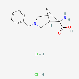 6-Amino-3-benzyl-3-azabicyclo[3.1.1]heptane-6-carboxylic acid dihydrochloride