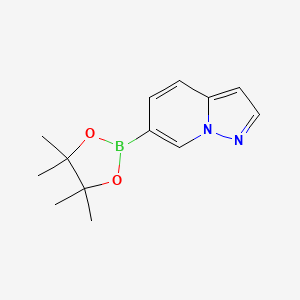 6-(4,4,5,5-Tetramethyl-1,3,2-dioxaborolan-2-yl)pyrazolo[1,5-a]pyridine