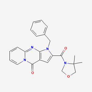 1-benzyl-2-(4,4-dimethyloxazolidine-3-carbonyl)pyrido[1,2-a]pyrrolo[2,3-d]pyrimidin-4(1H)-one