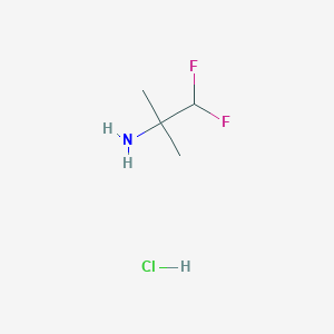 1,1-Difluoro-2-methylpropan-2-amine hydrochloride