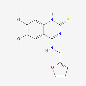 4-[(2-furylmethyl)amino]-6,7-dimethoxyquinazoline-2(1H)-thione
