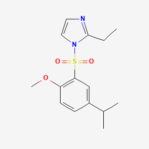 2-ethyl-1-((5-isopropyl-2-methoxyphenyl)sulfonyl)-1H-imidazole