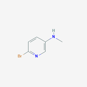 molecular formula C6H7BrN2 B2365267 6-bromo-N-methylpyridin-3-amine CAS No. 1022641-52-6